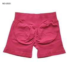 Impact Shorts Low Ribbed Band Gym Shorts Women Workout Clothes Scrunch Bum Seamless Shorts Yoga Biker Sports Shorts