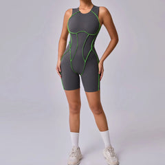 Yoga Clothes Set Workout Jumpsuits Sports Outfits Fitness Sportswear Women Tracksuit Push Up Rompers Gym Bodysuits Athletic Wear