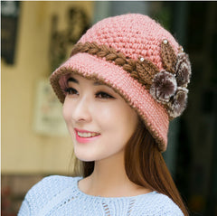 Knitted Hats For The Elderly Mother In Autumn And Winter
