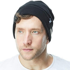 Fleece Winter Functional Beanie Hat Cold Weather-Reflective Safety for Everyone Performance Stretch