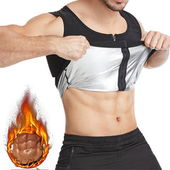 Sports Fitness Men's Corset And Abdomen Sweat Suit