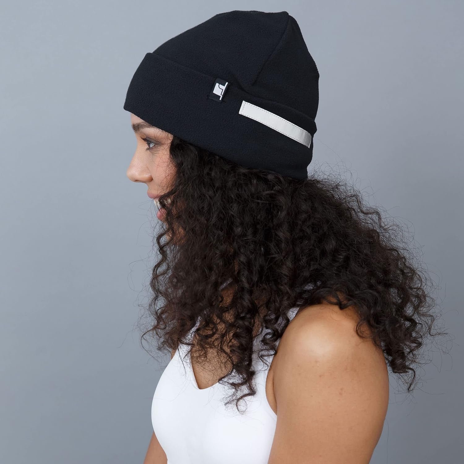 Fleece Winter Functional Beanie Hat Cold Weather-Reflective Safety for Everyone Performance Stretch