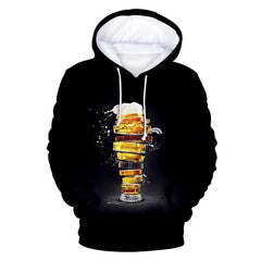 Printed Children's Casual Trendy Hooded Sweater