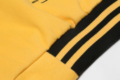 Men's And Women's Baseball Jacket PU Leather Sleeves