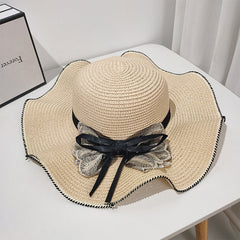 Summer Beach Straw Hat Korean Style All-match Lace
