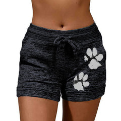 Quick-drying Women shorts With Dog Paws