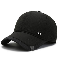 Men's Fashionable And Simple Padded And Thickened Warm Cotton Hat