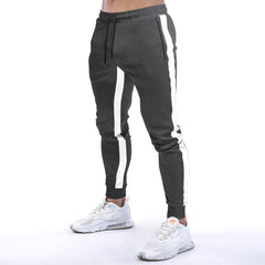European And American Sports Men's Solid Color Fitness Trousers