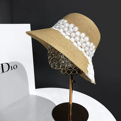 Sun UV Protection Lace Sunshade Fisherman Hat Foldable