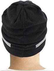 Fleece Winter Functional Beanie Hat Cold Weather-Reflective Safety for Everyone Performance Stretch