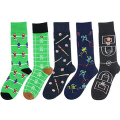 Men's Football Basketball Ice Hockey Sports Series Socks