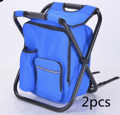 Multifunction Outdoor Folding Chair Ice Cooler Picnic Bag Camping Fishing Stool Backpacking Hunting Rest Chair