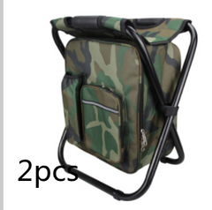 Multifunction Outdoor Folding Chair Ice Cooler Picnic Bag Camping Fishing Stool Backpacking Hunting Rest Chair