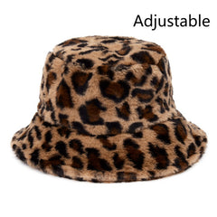 Cow Pattern Female Print Korean Fashion Plush Hat