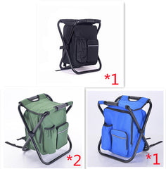 Multifunction Outdoor Folding Chair Ice Cooler Picnic Bag Camping Fishing Stool Backpacking Hunting Rest Chair