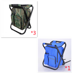 Multifunction Outdoor Folding Chair Ice Cooler Picnic Bag Camping Fishing Stool Backpacking Hunting Rest Chair