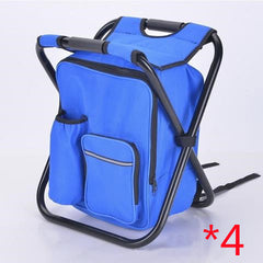 Multifunction Outdoor Folding Chair Ice Cooler Picnic Bag Camping Fishing Stool Backpacking Hunting Rest Chair