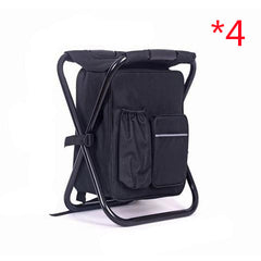 Multifunction Outdoor Folding Chair Ice Cooler Picnic Bag Camping Fishing Stool Backpacking Hunting Rest Chair