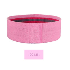 Squat resistance band hip ring