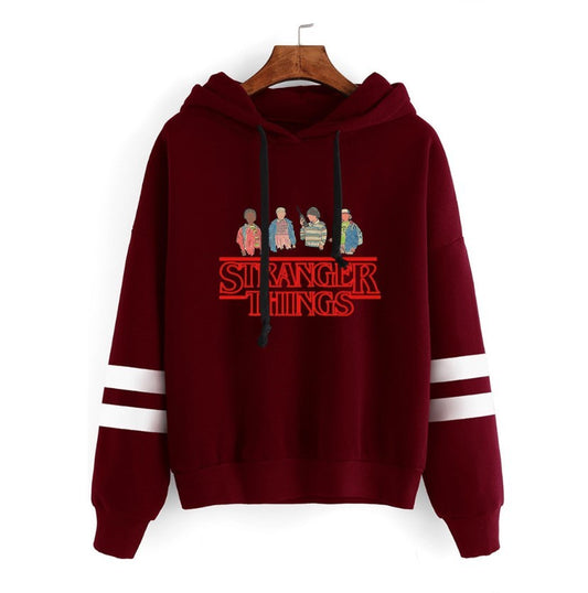 Stranger Things Striped Hoodies