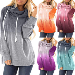 Two-colored fashion women hoodies