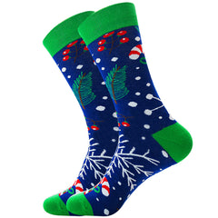 Men socks Santa Claus Elk Men's Tube Socks Trendy Cotton Socks