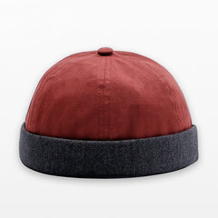 Crimson sailor hat