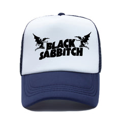 Rock band mesh hat