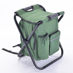 Multifunction Outdoor Folding Chair Ice Cooler Picnic Bag Camping Fishing Stool Backpacking Hunting Rest Chair