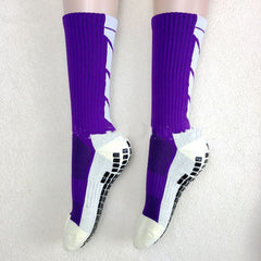 Thickened non-slip mid-length football socks