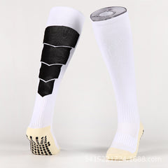 Thickened non-slip mid-length football socks