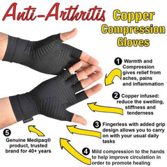 Arthritis pressure gloves