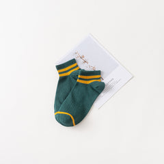 Two bar sports socks middle tube socks female