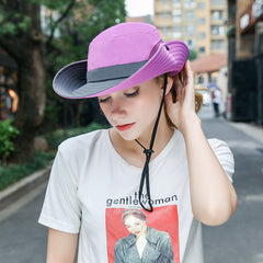 Outdoor Sun Hat With Large Side Shading In Summer