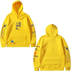 Sweater Cropped Hoodies For Men Sweatshirt Drawstring Cool