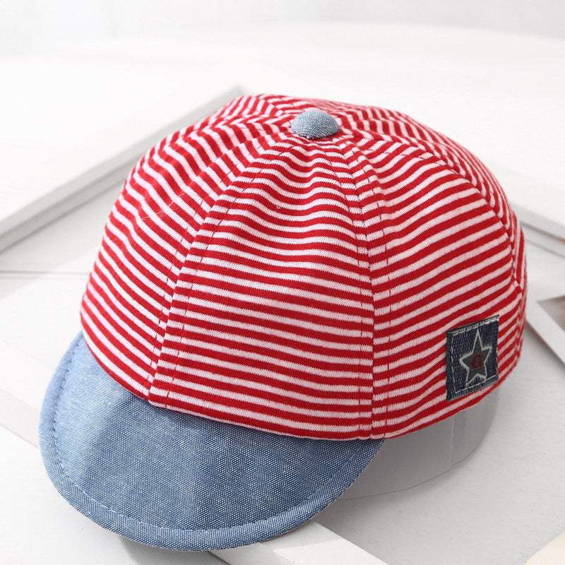 Baby Hats Spring And Autumn Boys And Girls Baby Caps Summer Thin Soft Tongue Breathable Sunscreen Visor Baseball Cap Tide