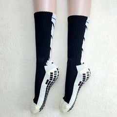 Thickened non-slip mid-length football socks