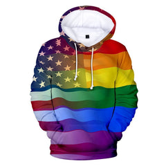 3D printed men and women hoodies