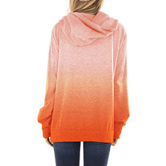 Two-colored fashion women hoodies