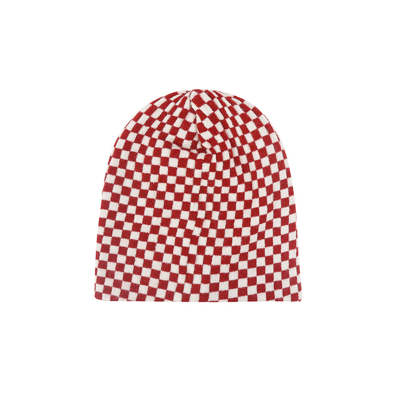 Homemade Street Checkerboard Pile Of Hats For Men And Women