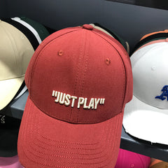 Men And Women Fashion Simple Three-dimensional Letter Duck Tongue Hat