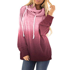 Two-colored fashion women hoodies