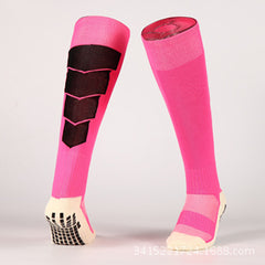 Thickened non-slip mid-length football socks