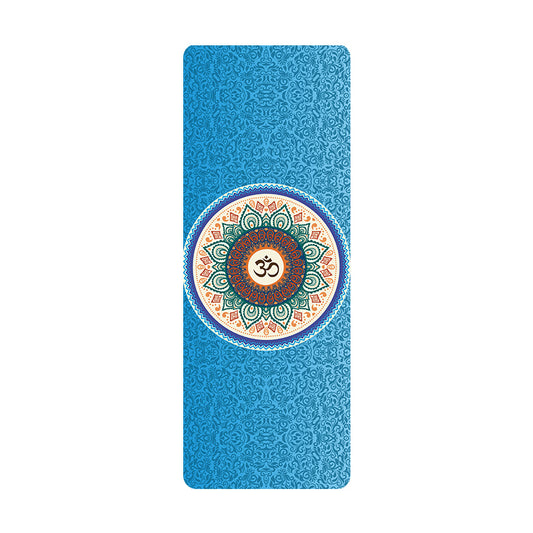Printed suede sports suede thin and wide fitness mat