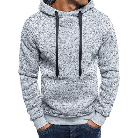 Autumn Winter Solid Men Hoodies