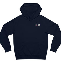 European And American Letter Print Love Hoodie