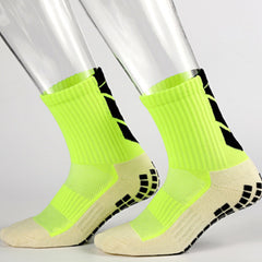 Thickened non-slip mid-length football socks