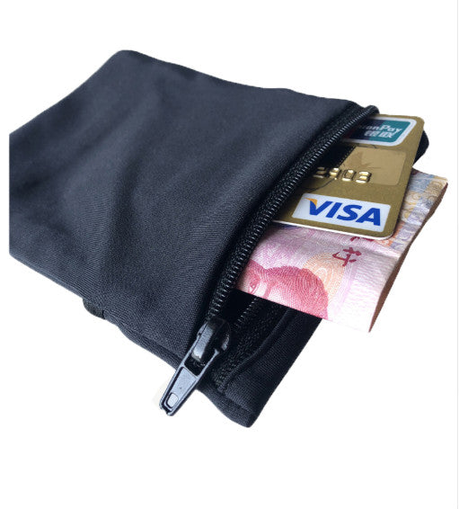 Gym Cycling Running Phone Arm Bag Wristband Badminton Tennis Sweatband Wrist Support Pocket Wrist Wallet Pouch Arm Band Bag for fitness