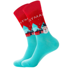 Men socks Santa Claus Elk Men's Tube Socks Trendy Cotton Socks