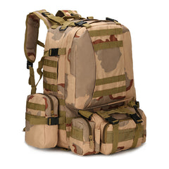 Outdoors Camouflage Tactical Hiking Bacpack Bag